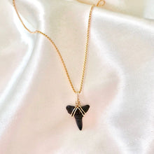 Load image into Gallery viewer, Reluxe Vintage Box chain (plain necklace) Shark Tooth Necklace