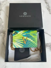 Load image into Gallery viewer, Reluxe Vintage Versace Mini Virtus Jungle Print Chain Clutch