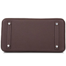 Load image into Gallery viewer, Reluxe Vintage Hermès Chocolate Birkin 30cm of Togo Leather with Palladium Hardware