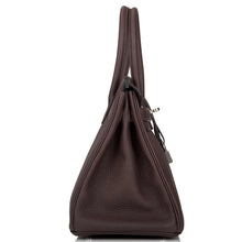 Load image into Gallery viewer, Reluxe Vintage Hermès Chocolate Birkin 30cm of Togo Leather with Palladium Hardware