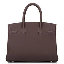 Load image into Gallery viewer, Reluxe Vintage Hermès Chocolate Birkin 30cm of Togo Leather with Palladium Hardware