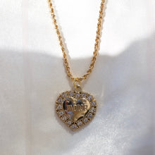 Load image into Gallery viewer, J’adior Pave Heart Necklace

