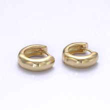 Load image into Gallery viewer, Gold Hoop Earrings Reluxe vintage
