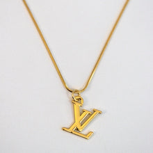 Load image into Gallery viewer, LV Logo Necklace Reluxe Vintage
