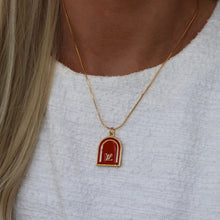 Load image into Gallery viewer, Louis Vuitton Red Pendant Necklace
