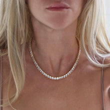 Load image into Gallery viewer, Diamond Gold Tennis Necklace
