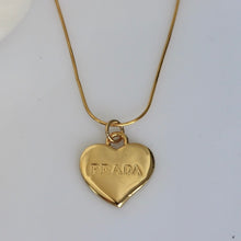 Load image into Gallery viewer, prada heart necklace
