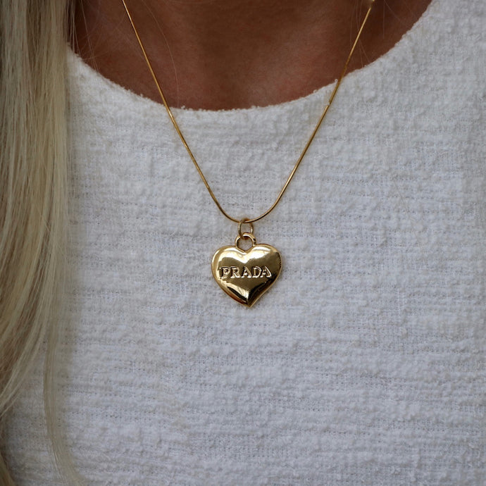 prada heart necklace reluxe