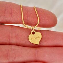 Load image into Gallery viewer, Prada Gold Heart Necklace
