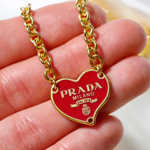 Load image into Gallery viewer, Prada Red Heart Necklace
