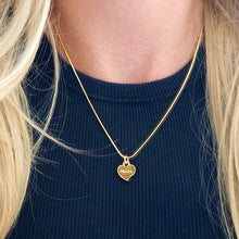 Load image into Gallery viewer, Prada Gold Heart Necklace
