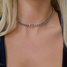 Load image into Gallery viewer, Silver Petit CD Choker
