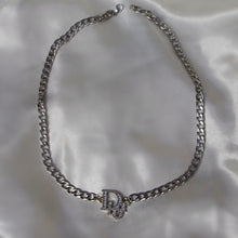 Load image into Gallery viewer, Silver Dior Crystal Choker
