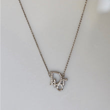 Load image into Gallery viewer, Silver Dior Necklace Crystal
