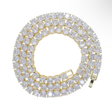 Load image into Gallery viewer, Bling Gold Diamond Necklace
