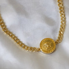 Load image into Gallery viewer, Versace Gold Choker Necklace
