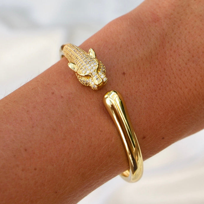 Reluxe Vintage bracelets Panthere Cuff Bracelet