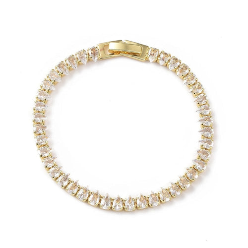 Reluxe Vintage bracelets Teardrop Crystal Tennis Bracelet