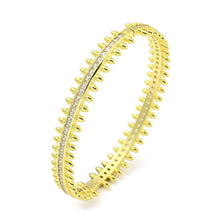 Load image into Gallery viewer, Reluxe Vintage Clash Gold Spiked Bracelet
