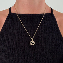 Load image into Gallery viewer, Reluxe Vintage Crystal GG Pendant Necklace
