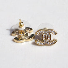 Load image into Gallery viewer, Reluxe Vintage Earrings Crystal CC Studs
