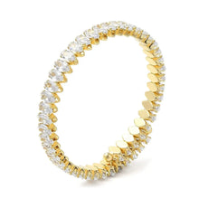 Load image into Gallery viewer, Reluxe Vintage Gold Crystal Bling Bracelet
