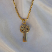 Load image into Gallery viewer, Reluxe Vintage Gucci Gold GG Key Necklace
