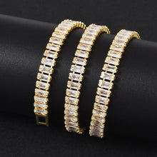Load image into Gallery viewer, Reluxe Vintage Necklaces CZ Rectangular Tennis Necklace
