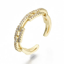 Load image into Gallery viewer, Reluxe Vintage Pavé Chain Ring
