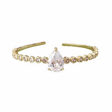 Load image into Gallery viewer, Reluxe Vintage Teardrop Crystal Bangle
