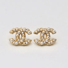 Load image into Gallery viewer, Chanel Mini CC Pearl Earrings
