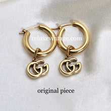 Load image into Gallery viewer, Gucci GG Earrings Reluxe Vintage
