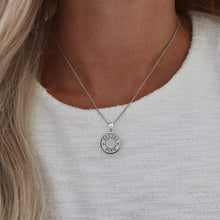 Load image into Gallery viewer, Hermés Silver Button Necklace
