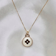 Load image into Gallery viewer, White LV Charm Necklace
