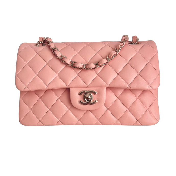 Chanel Lambskin Quilted Small Double Flap Bag