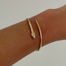 Load image into Gallery viewer, Dainty Snake Cuff Bracelet
