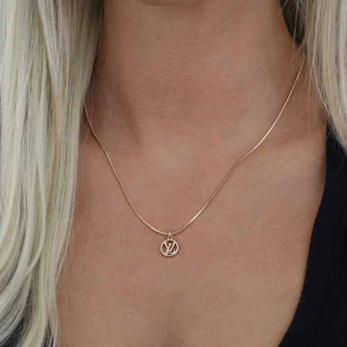 Repurposed Rare Louis Vuitton Heart & Wings Charm Necklace –  DesignerJewelryCo