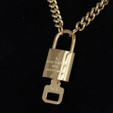 Load image into Gallery viewer, LV Padlock Necklace - Reluxe Vintage
