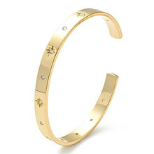 Load image into Gallery viewer, Star Studded Cuff Bracelet
