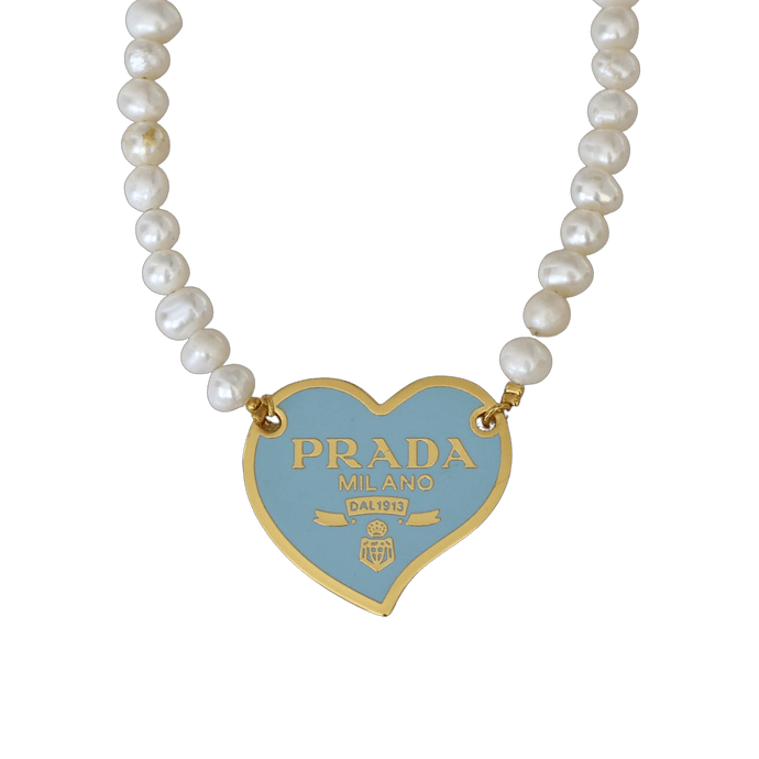 Vintage Prada Label Necklace – Lady Lanell's Loft