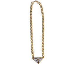Load image into Gallery viewer, Prada Blanc Gold Necklace - Reluxe Vintage
