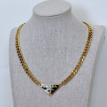 Load image into Gallery viewer, Prada Noir Gold Necklace - Reluxe Vintage
