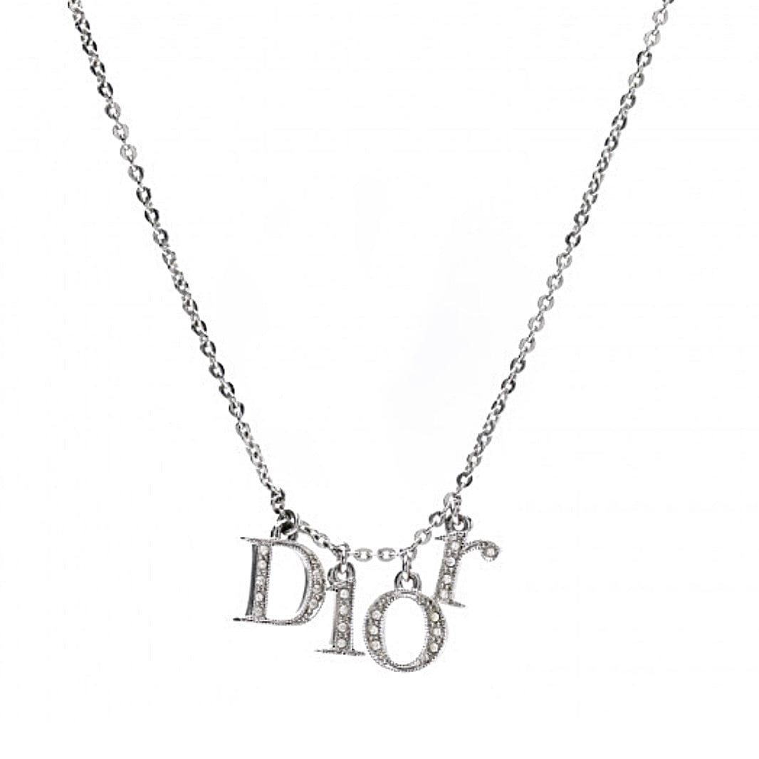 J'adore Silver Letter Necklace – Reluxe Vintage