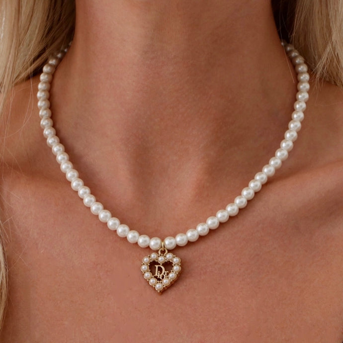 Amour Dior Pearl Necklace