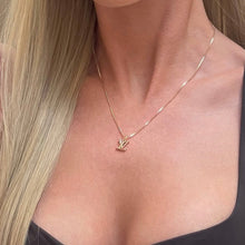 Load image into Gallery viewer, Model wearing our Mini Louis Necklace
