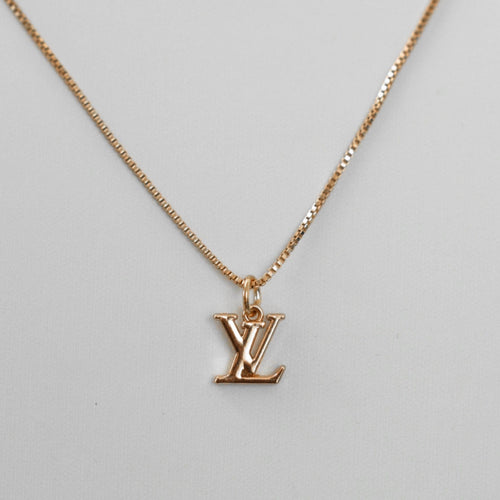 Repurposed Gold Louis Vuitton Rare Key Charm Necklace – DesignerJewelryCo