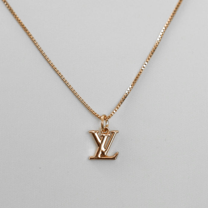 LV dainty chain necklace