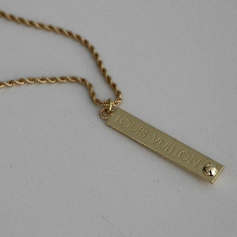 Louis Vuitton LV Tag Pendant Necklace