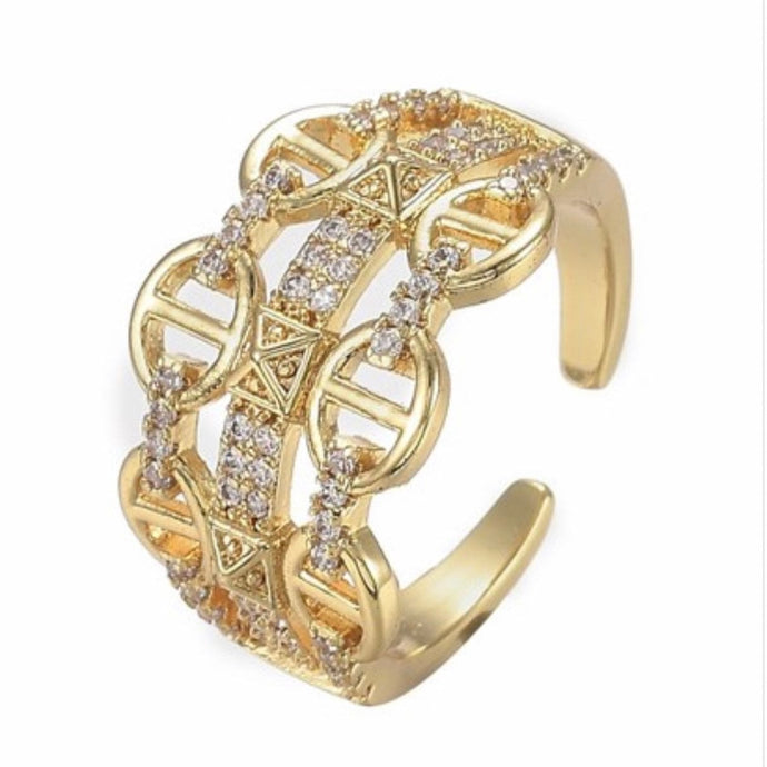 Reluxe Vintage Chain d’Ancre Ring