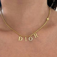 Load image into Gallery viewer, Reluxe Vintage Dior Spellout Necklace
